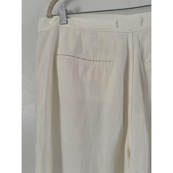 NWT Madewell Harlow Wide Leg Trouser Jeans Airy Denim Pleated VTG Canvas Size 33 - Picture 7 of 10